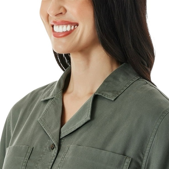 Member’s Mark Tencel Camp Shirt  Size Medium - Picture 4 of 4